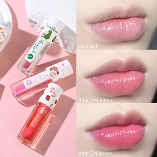 3 Pcs Dragon Ranee Natural Moisturizing & Long Lasting Lip Oil Lip Care Oil