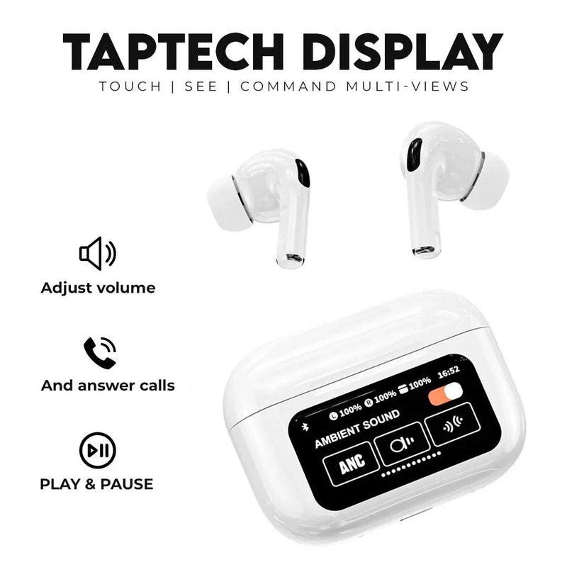 A9 Pro Airpods Anc/enc Touch Screen Wireless Earbuds | A9 Airpods Pro | Best Quality Airpods