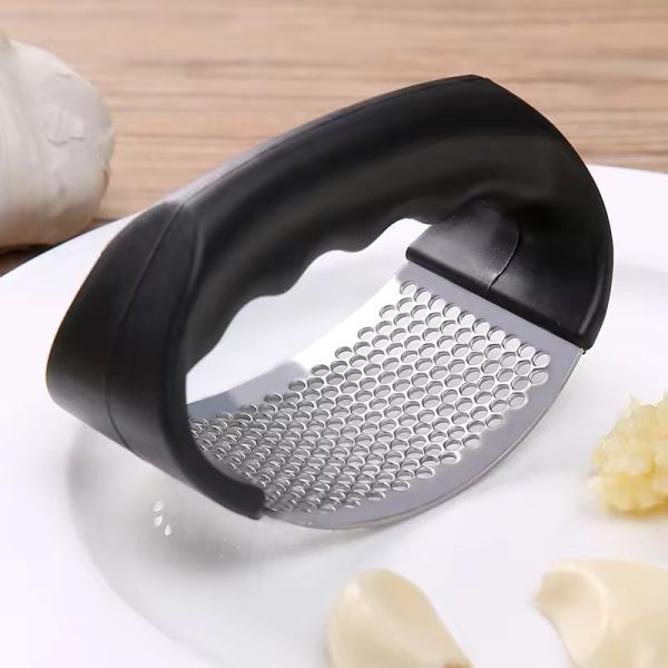 Garlic Press Rocker – Stainless Steel Garlic Press, Versatile Garlic Crusher, Easy To Use And Store Garlic Mincer