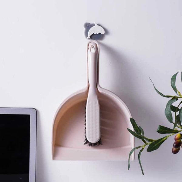 Large Broom And Dustpan Set For Home Mini Clean Brush With Dust Pans Hand Broom Brush Dust Pan Small Cleaning Brush ( Random Color )