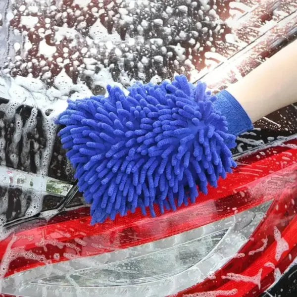 Microfiber Double-sided Cleaning Gloves – Ideal For House And Car Cleaning