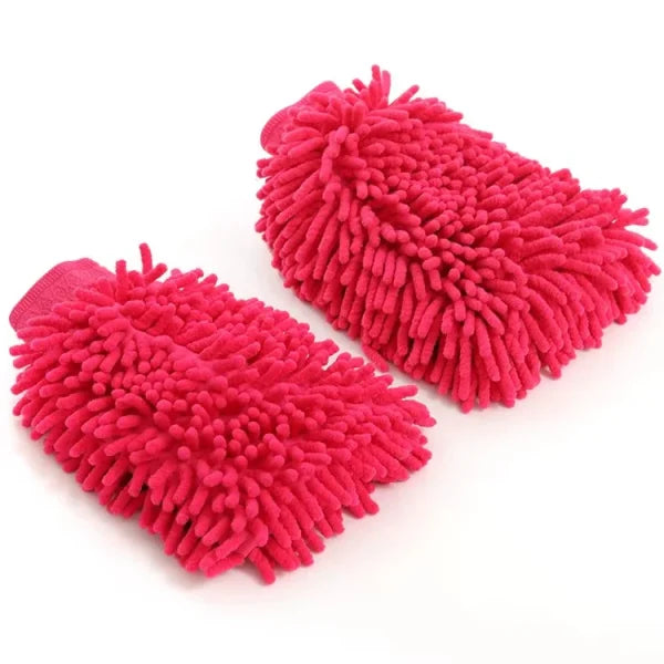 Microfiber Double-sided Cleaning Gloves – Ideal For House And Car Cleaning