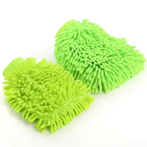 Microfiber Double-sided Cleaning Gloves – Ideal For House And Car Cleaning