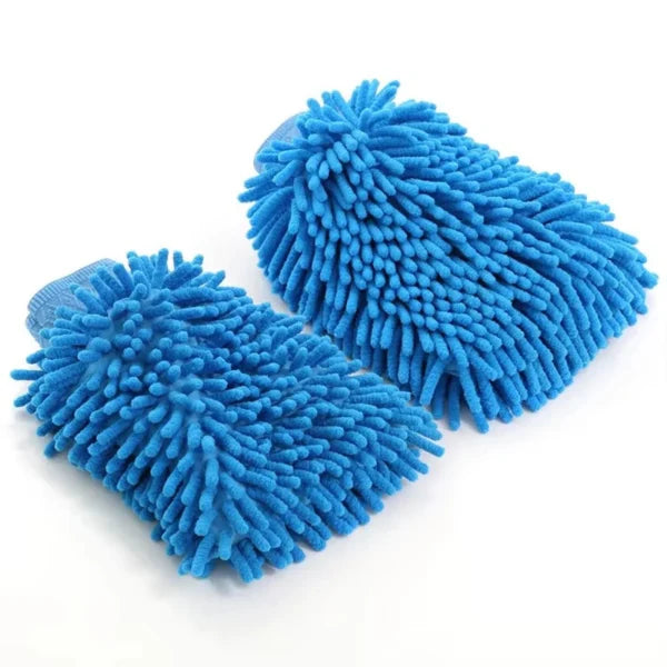 Microfiber Double-sided Cleaning Gloves – Ideal For House And Car Cleaning