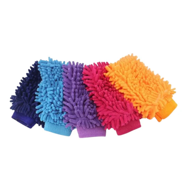 Microfiber Double-sided Cleaning Gloves – Ideal For House And Car Cleaning