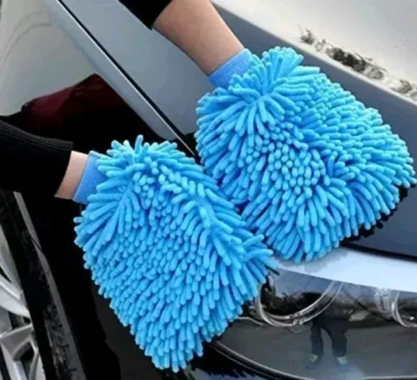 Microfiber Double-sided Cleaning Gloves – Ideal For House And Car Cleaning