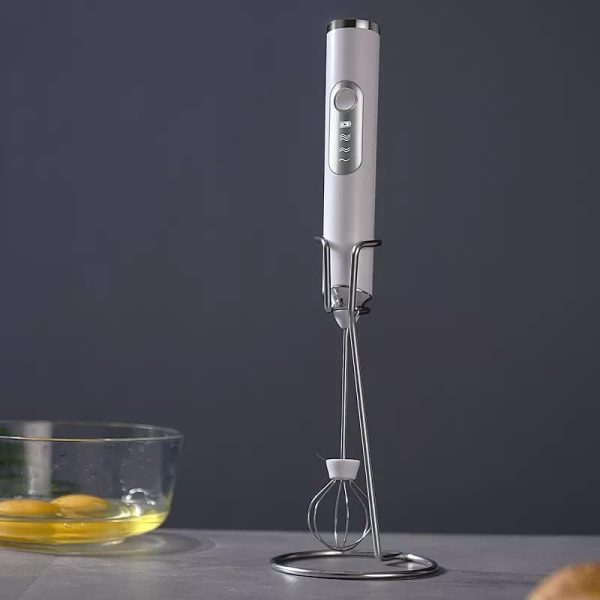 Rechargeable Electric Coffee Mixer Egg Beater Quick Frothing Action