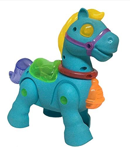 Walking Musical Pony Horse – Lights And Sounds – Interactive Kid Fun Toy (random Color)